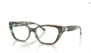 Tiffany & Co Frame 2259 8422 54 Havana Tiffany Blue Eyeglasses TF2259