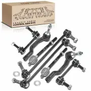 8x Tie Rod End & Stabilizer Bar Link for Ford Edge 15-21 Lincoln Front & Rear (for: Lincoln)