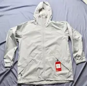 New! The North Face Men's Bakossi Jacket Full Front Zip High Rise Gray XL