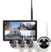 12inch Screen CCTV Home Security Camera System 2MP WIFI Camera 4Ch Kit