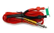 Tattoo Power Supply Silicone Clip Cord 1/4" Phono Plugs 6 ft Long Heavy Duty