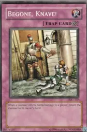 B081 YUGIOH TRAP CARD BEGONE, KNAVE! IOC-107