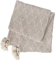 Peking Handicraft 21PK990C5060 Throw Blanket, 60-inch Length, Cotton