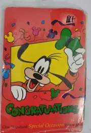 Mickey's Stuff for Kid "Congratulations" Pillowcase NEW Goofy & Mickey