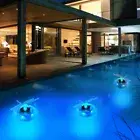 - Solar RGB LED Swimming Pool Underwater Floating Lamp Garden Water Light (B)