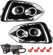 Gearwell Car LED DRL Daytime Running Light, Super Bright LED Lights, Compatible with Hyundai Accent Verna Solaris 17-19, Vehicle DRL Lights