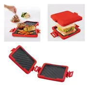 Microwave Toastie Maker - Microwave Sandwich and Waffle Maker, Panini Press