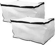 Organizer Storage Bag Waterproof Quilt Bag Zipper Bed Sheet Storage for Bedding Moving Home 2 Pieces