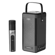 Portable Wireless Mini Karaoke Machine Bluetooth Speaker Subwoofer with Micro...