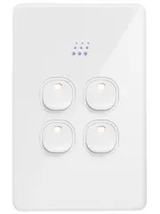 Powermesh 4 Gang Switch in White