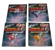 Battlestar Galactica Cruiser 4 Space Ships Die Cast NIP