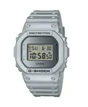 CASIO Men Digital Quartz Casual Watch Classic Dress Silver Dial Waterproof Recta
