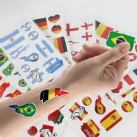 在飛比找蝦皮購物優惠-2022世界杯足球紋身貼紙 世足賽貼紙 熱門國家冠軍隊 法國
