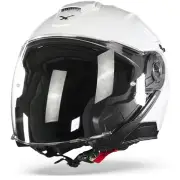 X.Viliby Plain White Jet Helmet