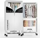 Clothes Dryer, Portable Drying Machine with Timer, 60Inch Laundry Drying Wardrob