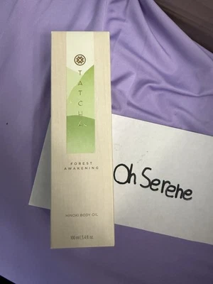 TATCHA Hinoki Hydrating Body Oil 100mL 3.4 fl.oz New In Box $80 value