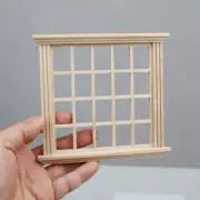Handmade DIY Window Frame 1:12 Scale Dollhouse Miniatures Architecture Decor