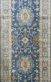 Opulent Oushak - Vintage Turkish Rug - Tribal Runner - 3.1 x 11.1 ft.
