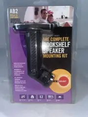 OmniMount AB2 Audio Basics: The Complete Bookshelf Speaker Mounting Kit
