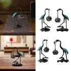 Crane Censer Cone Incense Holder Desk Bedroom Home Hanging Incense Burner/