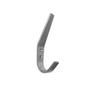 Adoored Satin Chrome Dene Wall Mounted Robe Hook