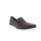 Rockport Jensen JENSEN Mens Brown Suede Loafers & Slip Ons Casual Shoes 8