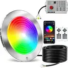 LED Pool Lights for Inground with 3 Control Way 50FT, RGB 10Inch 50FT