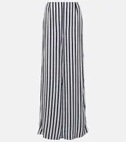 Staud Luke striped wide-leg pants