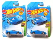 Hot Wheels '94 Bugatti EB110 SS blue Exotics lot of 2