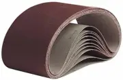 Pearl Silverline Resin Cloth Belt A80 Grit 3" x 24" 10 Pack