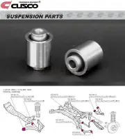 CUSCO Pillowball Bushing Front Lower Arm REAR For TOYOTA GR86 ZN8 SUBARU BRZ ZD8
