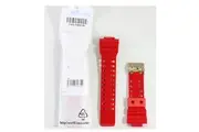 Casio G-Shock Shiny Red Genuine Replacement Strap 10538959 to suit GA-100VLA-4