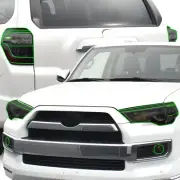 Fits Toyota 4Runner 2014-2023 Head Tail Light Precut Smoked PPF Tint Film (for: Toyota)