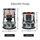 BLACK Full Set Liftable Kerosene Stove Heater Outdoor Kerosene Stove Windpr GS