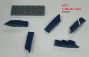LEGO NEW 1x4 Dark Blue Slope Angled Right (5x) 6558853 Brick 5414