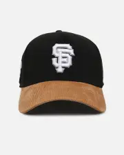 [New Era] New Era San Francisco Giants 'Black Wheat' 39thirty A-frame Stretch Fit Black/wheat - Size M/L M/L Black/Wheat