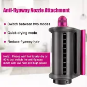 Smooth Flyaway Attachments Airwrap Roller Styling Nozzle Hair Adaptor for Dyson