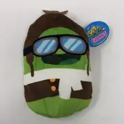 Cats vs Pickles CHONKS 6" #402 AMELIA Earhart Aviator NWT Bean Plush Pickle