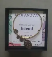 Alex and Ani Periwinkle Friend Bracelet NWT b103