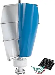 4000W-6000W 12V/24V Vertical Wind Turbine Power Generator Kit, DIY Portable Helix Natures Generator of 3 Colors with Controller & Windmill,48V