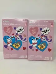 Creatology Valentine Cards 2 Sets of 18 Scratch-Off Cards. For Up To 36 Kids New