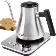 Gooseneck Electric Kettle,5 Presets & ±1℉Temperature Control 1200W Quick Heating