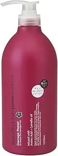 Kumano Oil Salon Link Amino Damage Repair Camellia Shampoo 33.8 fl oz (1,000 ml)
