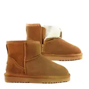 Waratah UGG Unisex Water Resistant Mini Zip Boot - Chestnut