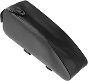 JOINPAYA 1Pc Grey Bike Beam Storage Bag Bike Accessories with Tape Parallel Design for Easy Installation for Outdoor Cycling Phone Storage
