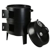 Grillz 3in1 BBQ Grill Charcoal Smoker