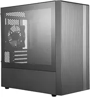Cooler Master MasterBox NR400 Micro-ATX Case with Tempered Glass Side Panel - Black - MCB-NR400-KGNN-S00