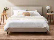 Cara Bed Frame - King / Cream