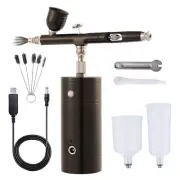 Rechargeable Cordless Airbrush with Compressor kit Portable Auto Handheld Mini A