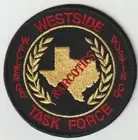 Westside, Waller County & Austin County TEXAS Narcotics Task Force patch